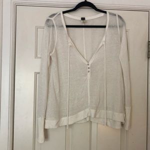 Breezy long sleeve free people tee